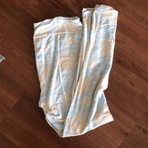 lularoe blue and orange leggings